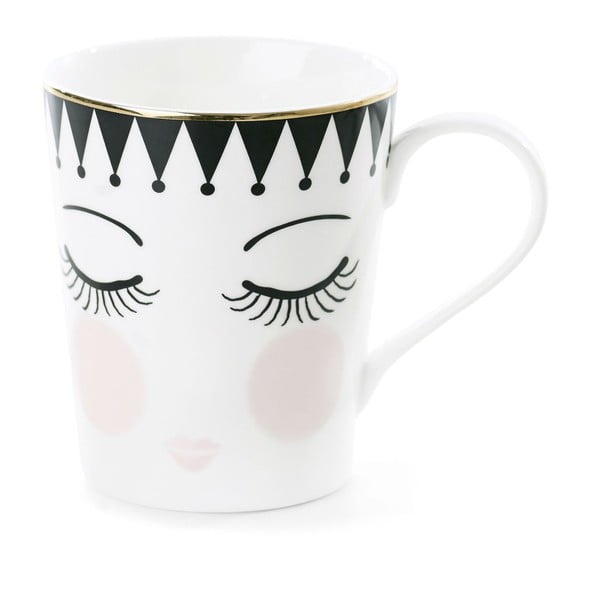 Kubek ceramiczny Miss Étoile Coffee Eyes and Dots