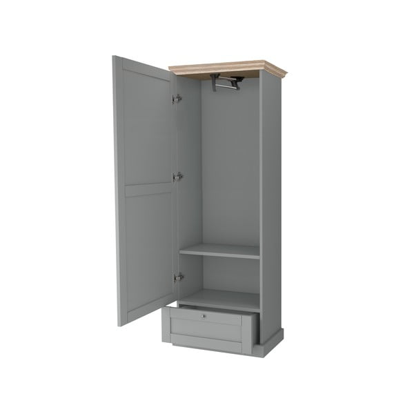 Szara szafa 60x180 cm Binz – Støraa-image-2