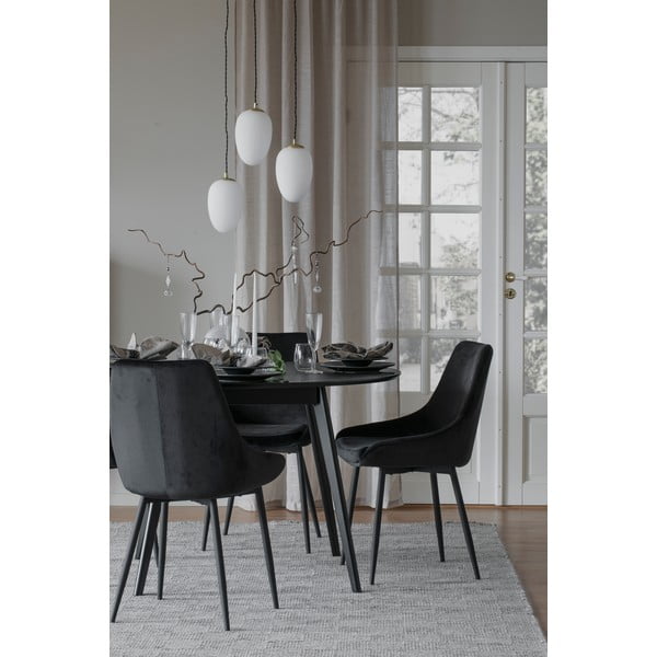 Ciemnoszare krzesła zestaw 2 szt. Sierra – Rowico-image-1