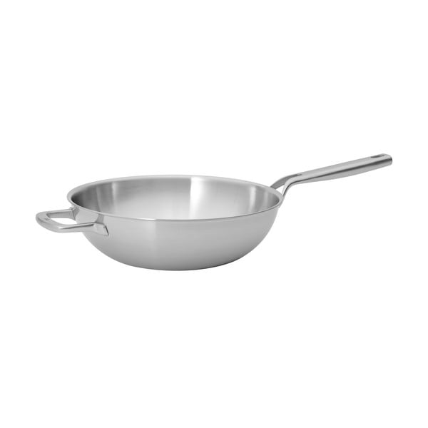 Patelnia wok ze stali nierdzewnej z pokrywką ø 30 cm Lucca 3.0 – FABINI-image-2