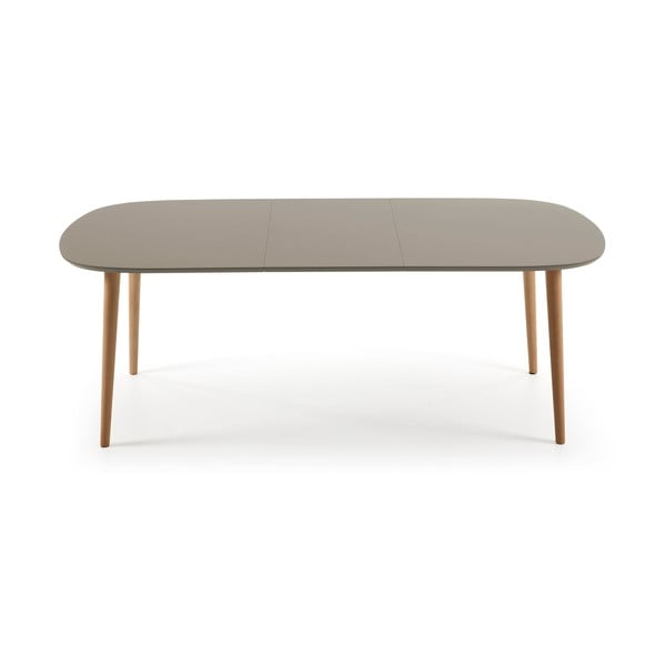 Szary rozkładany stół Kave Home Oakland, 160 x 100 cm-image-3