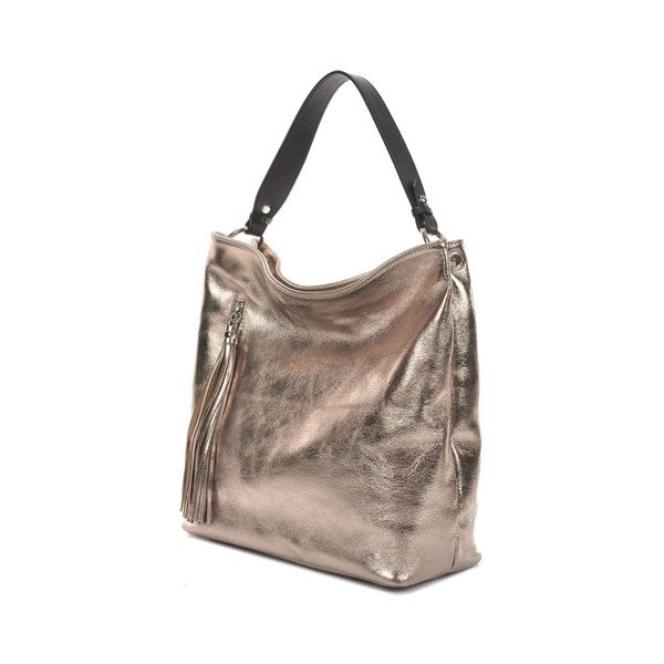 Skórzana torebka w brązowej barwie Mangotti Bags Studo-image-4