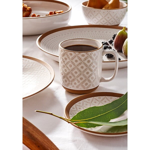 Biały kubek z kamionki 450 ml Intrinsic – Ladelle-image-1