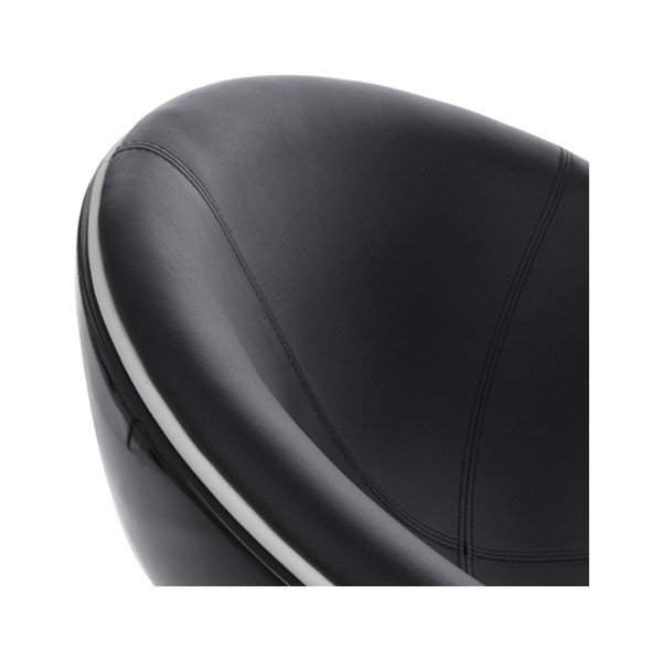 Czarny fotel obrotowy Kokoon Sphere-image-1