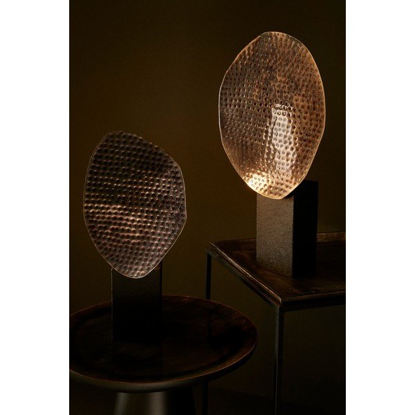 Antracytowa metalowa lampa stołowa z metalowym kloszem (wysokość 57 cm) Neev – Bizzotto-image-2