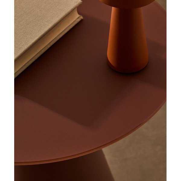 Okrągły stolik ze szklanym blatem ø 50 cm Wilshire – Kave Home-image-2