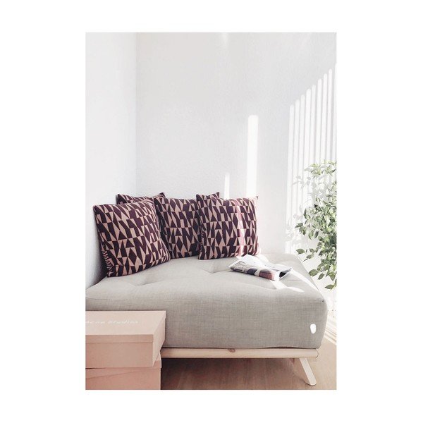 Podnóżek z ciemnoszarym obiciem Karup Design Senza Natural/Slate Grey-image-3