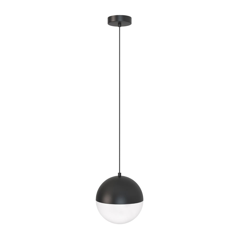 Czarna lampa wisząca SULION Eclipse, wys. 150 cm