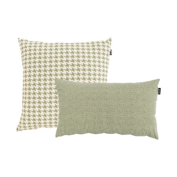 Zielono-biała poduszka ogrodowa Hartman Poule, 50x50 cm-image-3