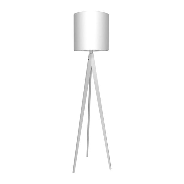 Biała lampa stojąca 4room Artist, biała lakierowana brzoza, 158 cm
