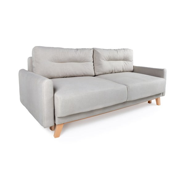 Jasnoszara sofa rozkładana Bonami Selection Pop-image-2