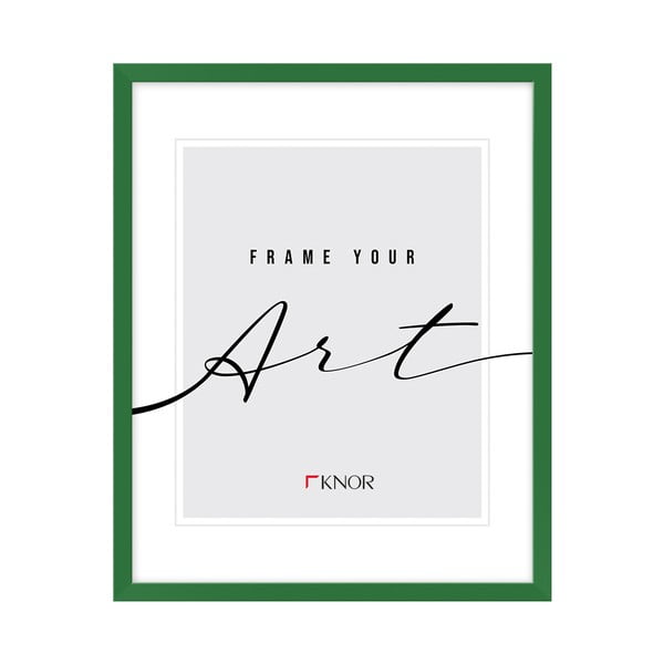 Zielona ramka ścienna 26x32 cm – knor-image-1