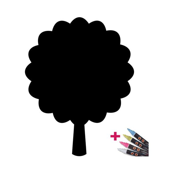 Tablica samoprzylepna z 4 flamastrami Fanastick Tree-image-1