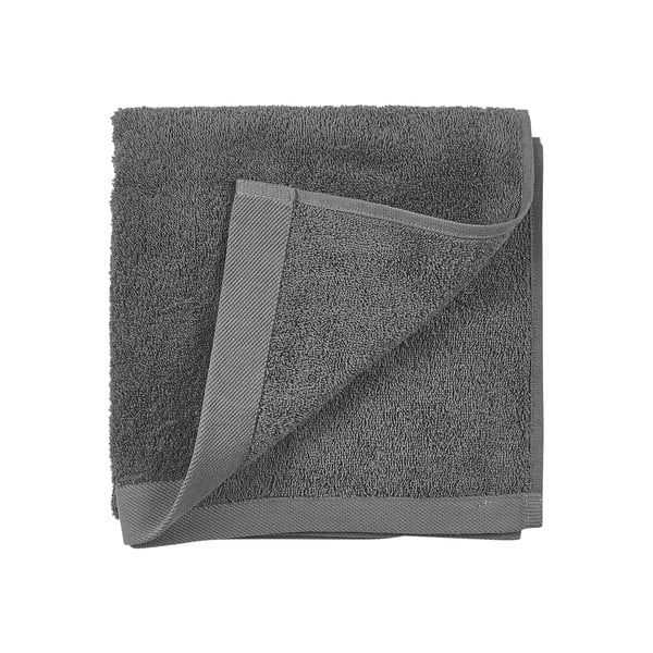 Szary ręcznik z bawełny organicznej 50x100 cm Comfort – Södahl