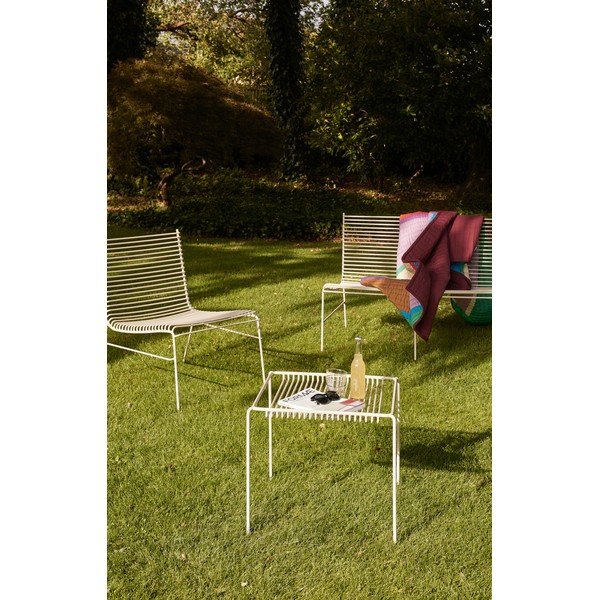 Biały metalowy fotel ogrodowy String – Hübsch-image-2