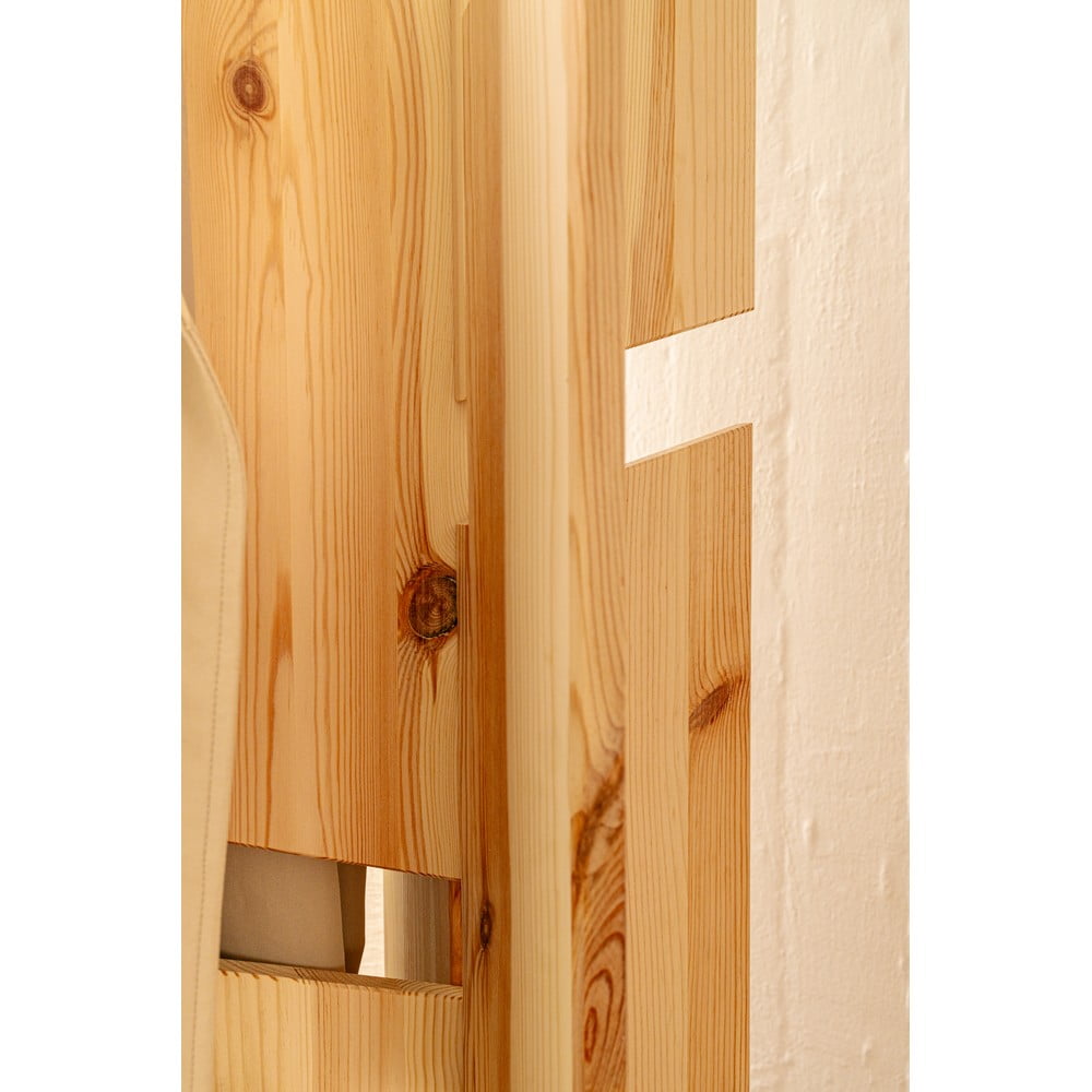 Wieszak z litego drewna sosnowego w naturalnym kolorze 60x186 cm Keeper – Karup Design (zdjęcie 5)
