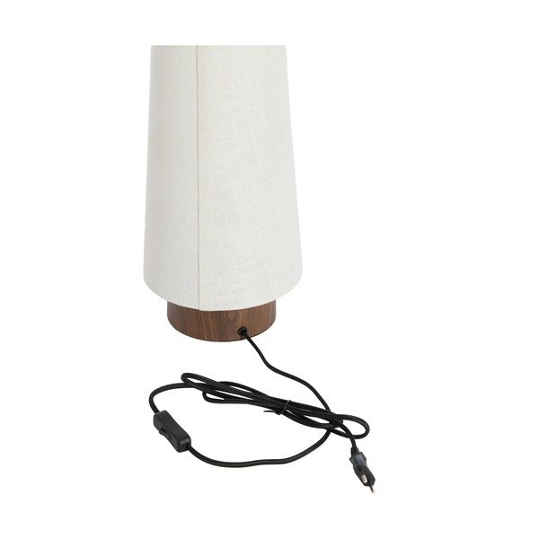 Kremowa metalowa lampa stołowa z tekstylnym kloszem (wysokość 42 cm) Howie – Light & Living-image-4