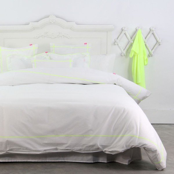 Poszwa na kołdrę Basic Fluor Yellow, 200x200 cm-image-2