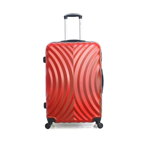Czerwona walizka na kółkach Hero Lagos, 91 l