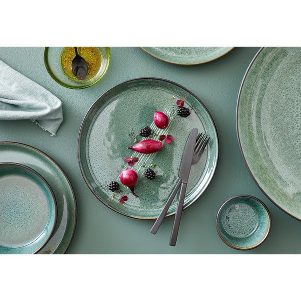 Zielony/czarny kamionkowy talerz ø 27 cm Gastro Green/Black – Bitz-image-1