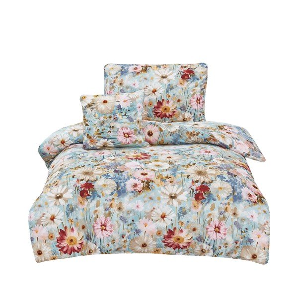 Pościel jednoosobowa z mikrosatyny 3-częściowa 140x200 cm Rachel – My House