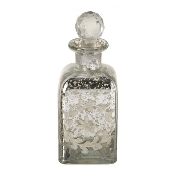 Szklany flakonik na perfumy Parlane Perfume Silver, 17 cm