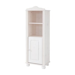 Biały regał z drewna sosnowego 45x130 cm Mette – Støraa