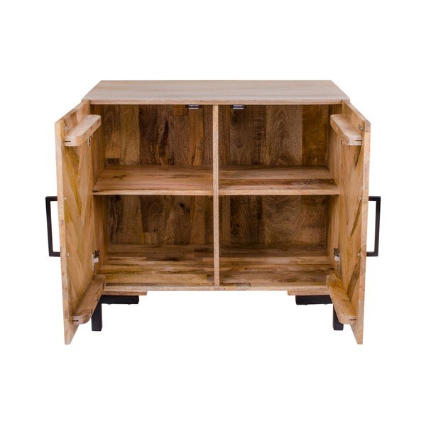 Komoda dwudrzwiowa z drewna mangowego House Nordic Calto-image-2