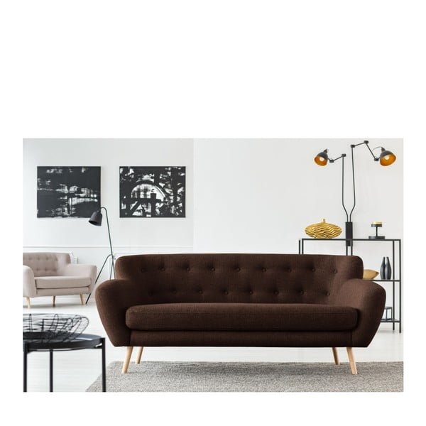 Brązowa sofa Cosmopolitan design London, 192 cm-image-4