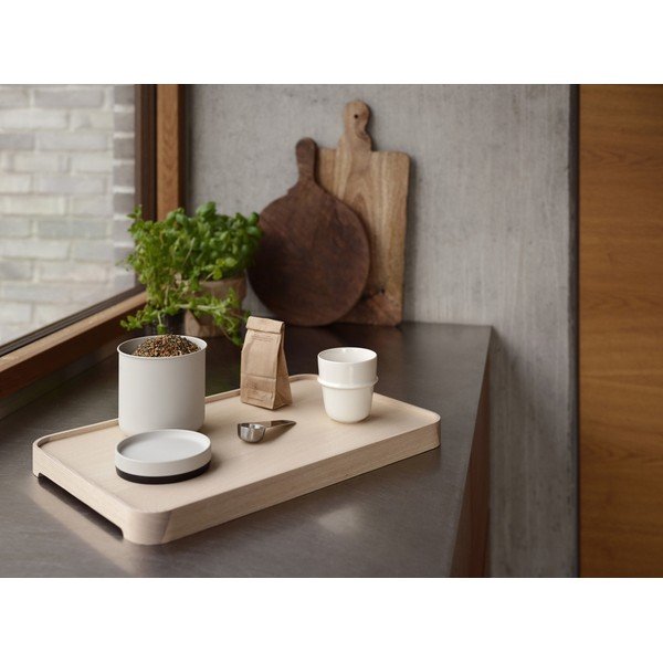 Kremowa porcelanowa filiżanka 320 ml Eau – Zone-image-1