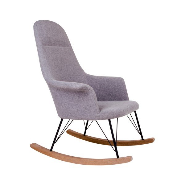 Szary fotel bujany House Nordic Viby-image-1
