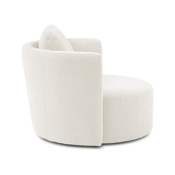 Biały fotel obrotowy Interieurs 86 Nael-image-4