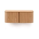 Wisząca szafka pod umywalkę w dekorze jesionu w naturalnym kolorze 90x35 cm Salaya – Kave Home