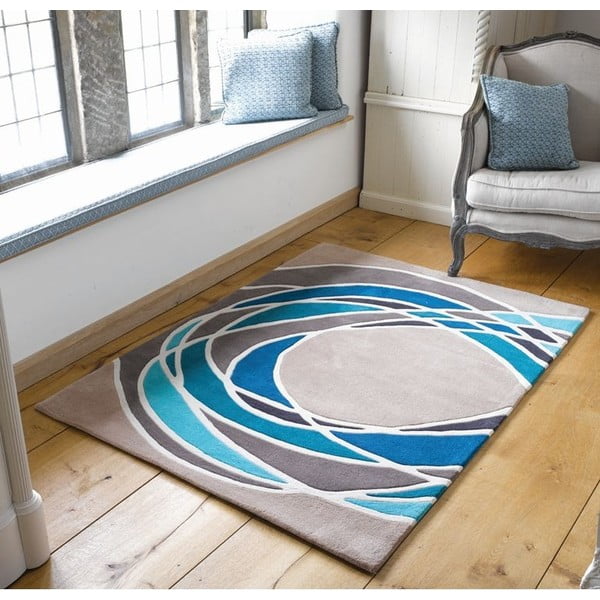 Dywan Flair Rugs Spectre Taupe/Teal, 160x230 cm