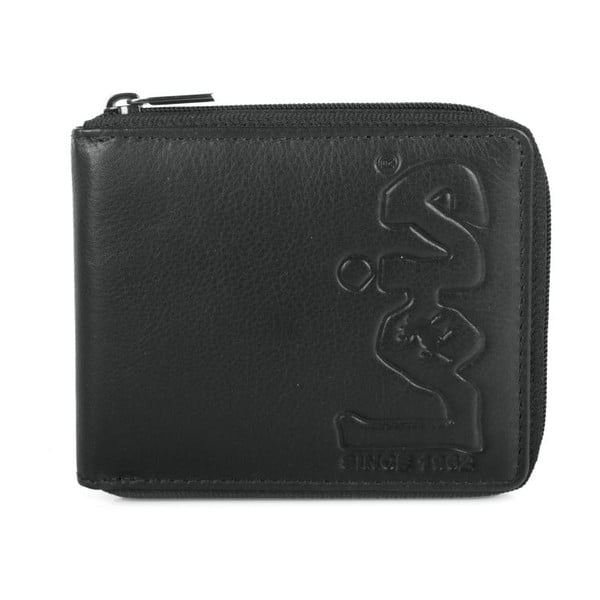 Skórzany portfel męski LOIS no. 309, czarny