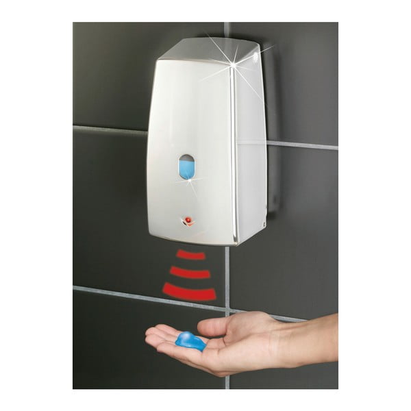 Dozownik do mydła w kolorze chromu z czujnikiem Wenko Treviso-image-2