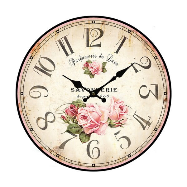 Duży zegar ścienny Bolzonella Rose 