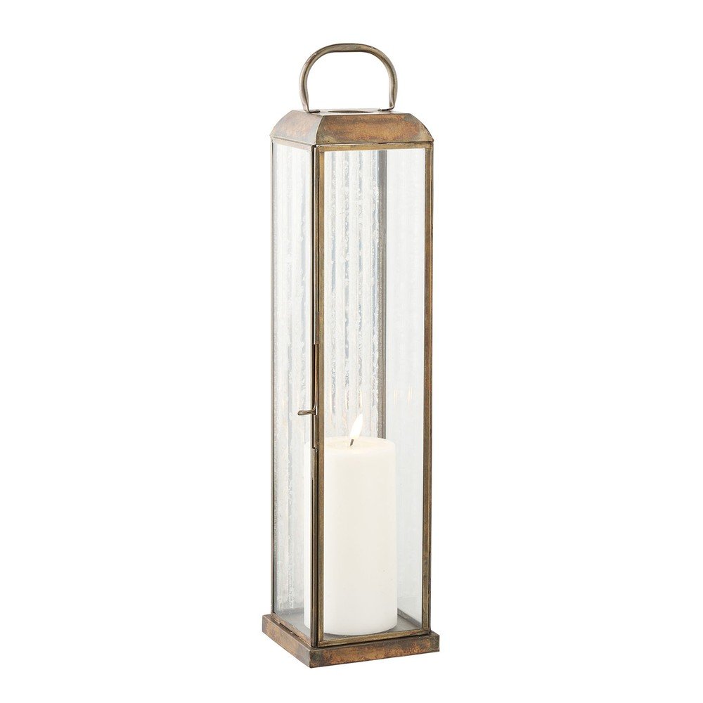 Metalowo-szklany lampion (wysokość 49 cm) Herslev – House Nordic
