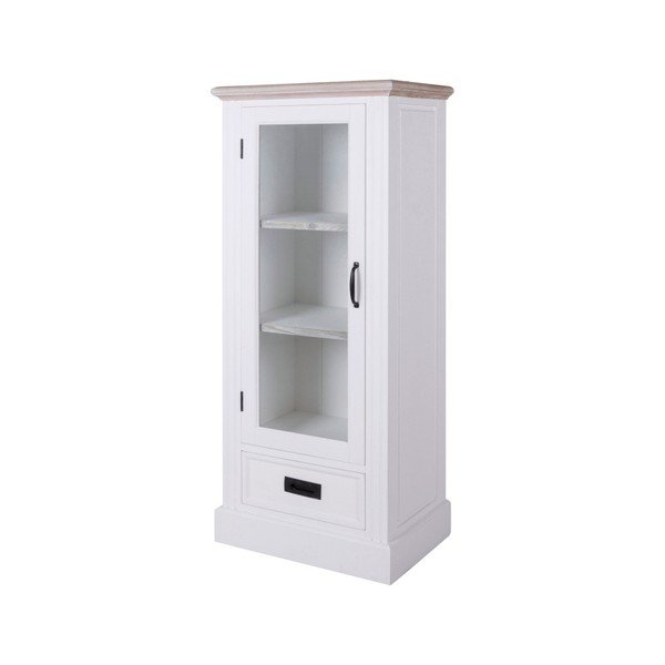 Witryna z drewna paulowni Canett Florenzio, wys. 131 cm-image-1