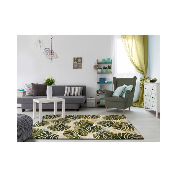 Zielony dywan Universal Tropics Multi, 140x200 cm-image-1