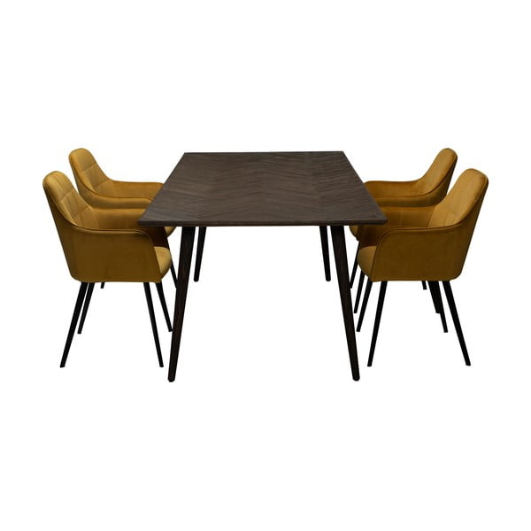 Stół w dekorze wiązu 100x220 cm Bone – DAN-FORM Denmark-image-2