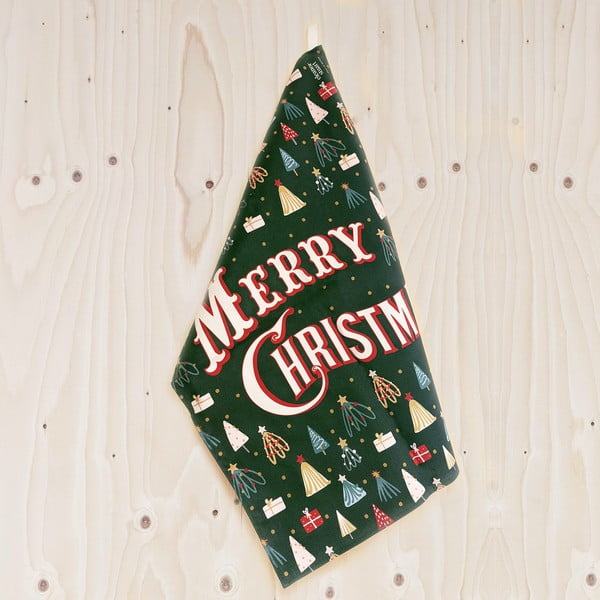 Ścierka bawełniana eleanor stuart Merry Christmas, 46x71 cm-image-1