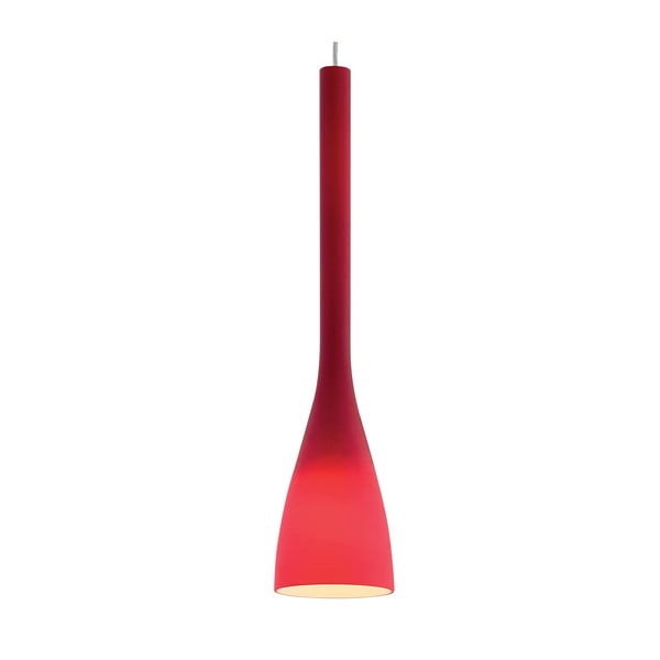 Lampa wisząca Red Flute, 65 cm