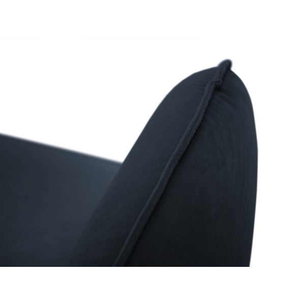 Ciemnoniebieski aksamitny fotel Vienna – Cosmopolitan Design-image-4