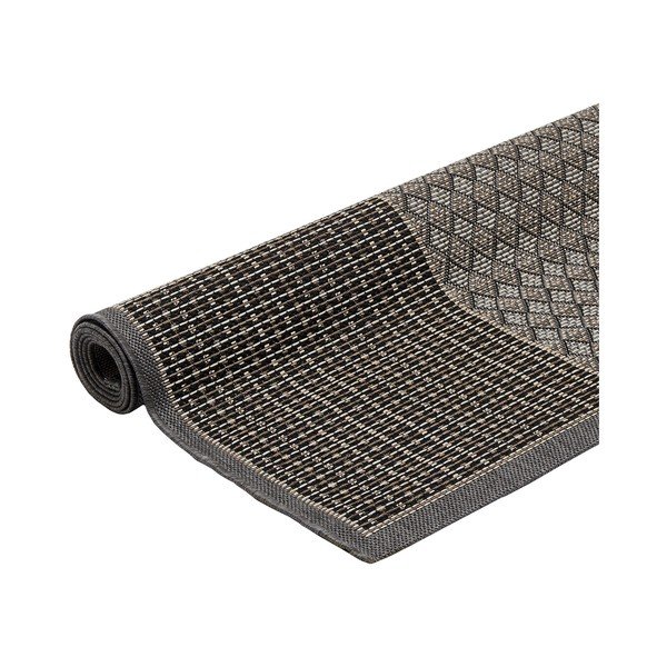 Wytrzymały dywan odpowiedni na zewnątrz Floorita Quadrotta Grey, 160x230 cm-image-3