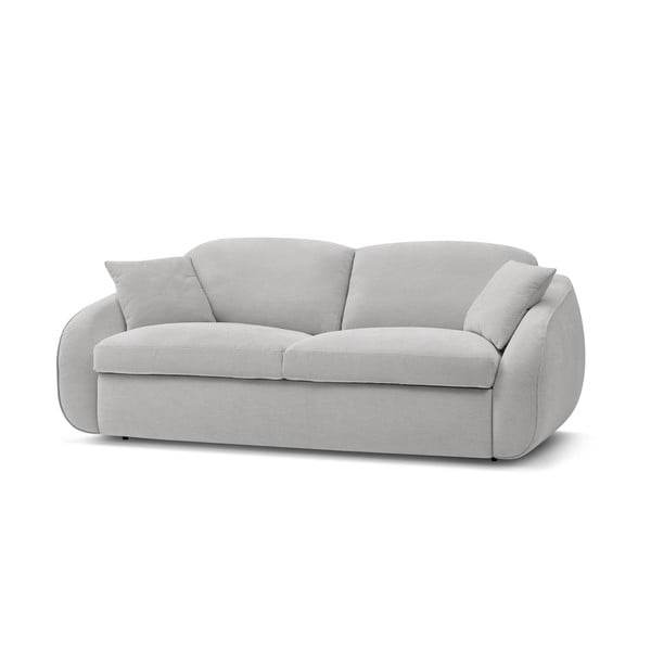 Jasnoszara rozkładana sofa 235 cm Cezanne – Bobochic Paris-image-3