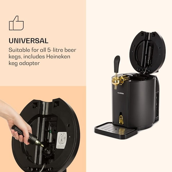 Czarny dystrybutor do piwa Klarstein Skal-image-3