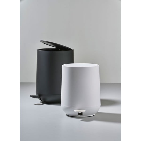 Biały plastikowy kosz na śmieci 3 l Nova – Zone-image-2