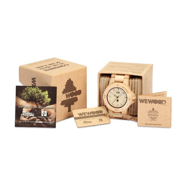 Drewniany zegarek Date Teak-image-4
