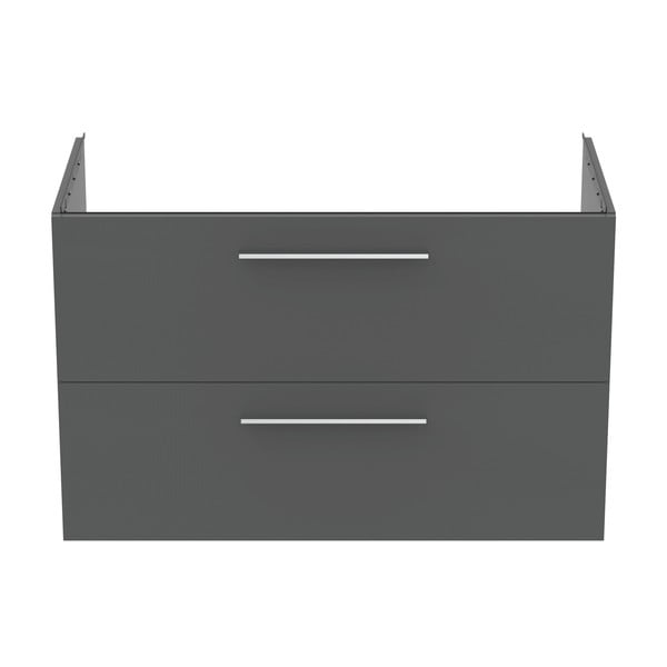 Szara wisząca szafka pod umywalkę 100x63 cm i.Life B – Ideal Standard-image-2